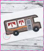 Motorhome Applique included in the Creative Appliques Camping Embroidery and Applique Bundle