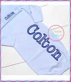 Recess Alphabet Applique machine embroidery design included in the Creative Appliques Alphabet Applique Bundle