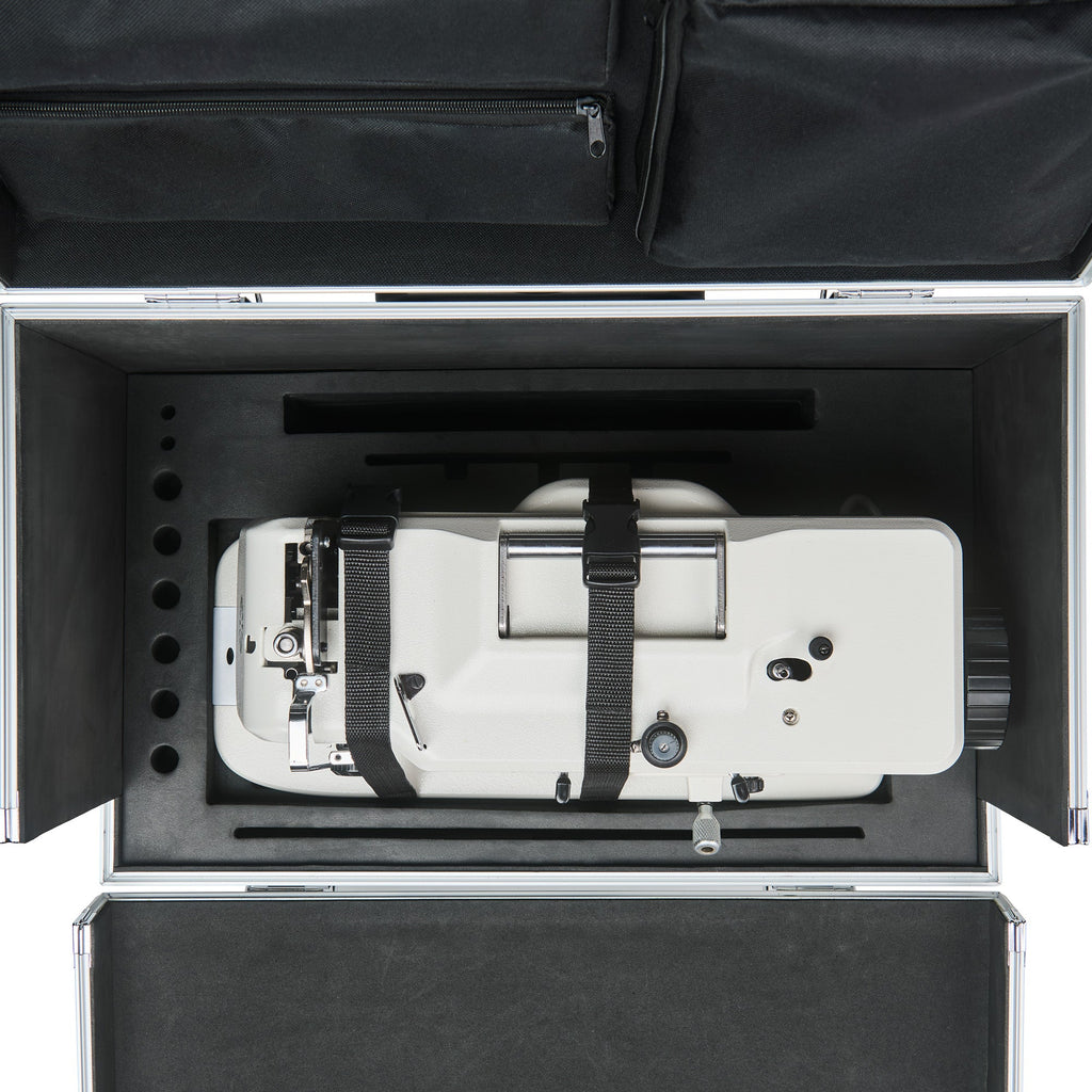 Sewing machine secured inside the CudaCase