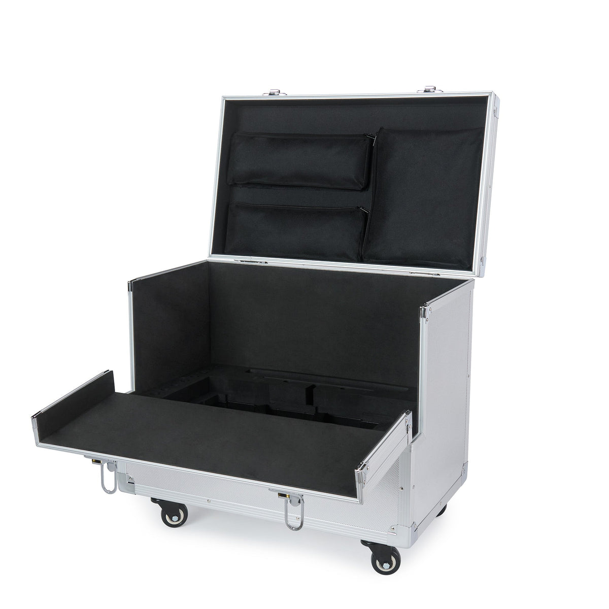 Open CudaCase showing padded interior