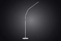 Daylight Slimline 4 floor lamp in brushed steel with ultra-slim LED light head, modern adjustable task lighting for sewing, crafting, and detailed work.