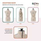 Dritz Little Double Adjustable Dress Form – Child — product view 5