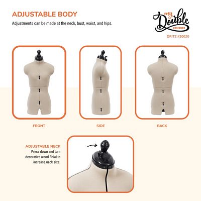 Dritz My Double Designer Adjustable Dress Form – Petite — product view 5