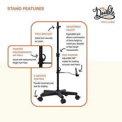 Dritz My Double Designer Adjustable Dress Form – Petite — product view 8