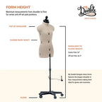 Dritz My Double Designer Adjustable Dress Form – Petite — product view 9