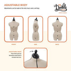 Dritz My Double Designer Adjustable Dress Form – Small — product view 5