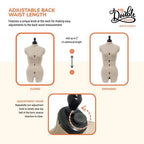 Dritz My Double Designer Adjustable Dress Form – Small — product view 7
