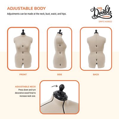 Dritz My Double Designer Adjustable Dress Form – Medium — product view 5