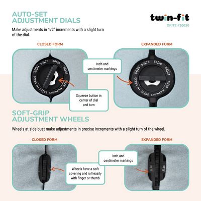 Dritz Twin-Fit Adjustable Dress Form – Petite — product view 6