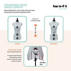 Dritz Twin-Fit Adjustable Dress Form – Petite — product view 7