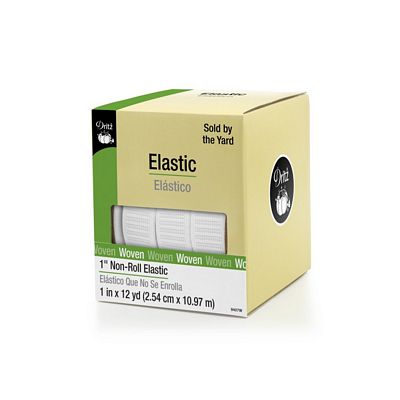 Dritz 1-Inch White Non-Roll Elastic – 12-Yard Roll — product image