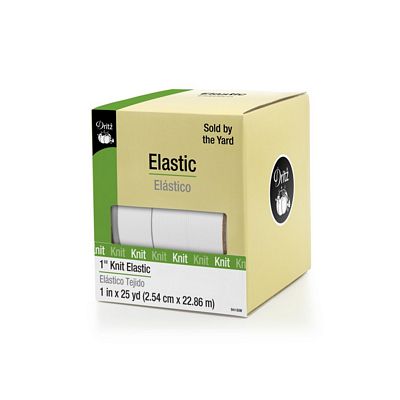 Dritz 1-Inch White Knit Elastic – 25-Yard Roll — product image