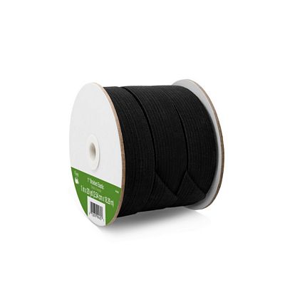 Dritz 1-Inch Black Braided Elastic – 20-Yard Roll — product view 2
