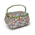 Dritz Sewing Basket – Multicolor Circle Print — product image