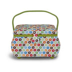 Dritz Sewing Basket – Multicolor Circle Print — product view 2