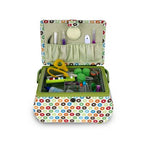 Dritz Sewing Basket – Multicolor Circle Print — product view 5