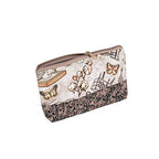 Dritz Sewing Basket & Accessory Case – Taupe Sewing Print — product view 3