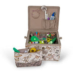 Dritz Sewing Basket & Accessory Case – Taupe Sewing Print — product view 6