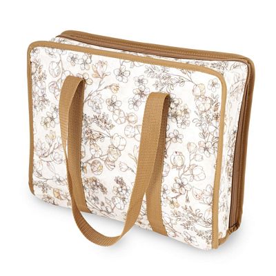 Dritz Project Organizer Bag – Tan Floral — product image