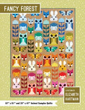 Elizabeth Hartman Fancy Forest Quilt Pattern EH023 printed pattern front cover
