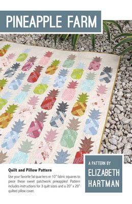 Elizabeth Hartman Pineapple Farm Quilt Pattern EH030 printed pattern front cover
