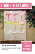 Elizabeth Hartman Florence Flamingo Quilt Pattern EH031 printed pattern front cover