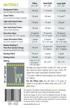 Lloyd & Lola EH032 quilt sizes and fabric requirements