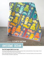 Elizabeth Hartman Awesome Ocean Quilt Pattern EH036 printed pattern front cover