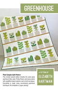 Elizabeth Hartman Greenhouse Quilt Pattern EH037 printed pattern front cover