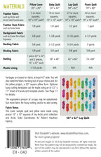 Arctic Feathers EH040 quilt sizes and fabric requirements