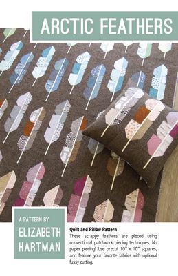 Elizabeth Hartman Arctic Feathers Quilt Pattern EH040 printed pattern front cover