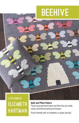 Elizabeth Hartman Beehive Quilt Pattern EH044 printed pattern front cover