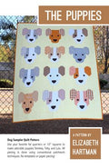 Elizabeth Hartman The Puppies Quilt Pattern EH057 printed pattern front cover