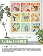Elizabeth Hartman Rainbow Rainforest Quilt Pattern EH061 printed pattern front cover