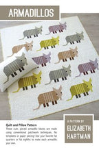 Elizabeth Hartman Armadillos Quilt Pattern EH065 printed pattern front cover