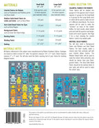 Robots EH066 quilt sizes and fabric requirements