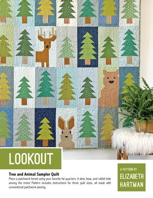Elizabeth Hartman Lookout Quilt Pattern EH071 printed pattern front cover