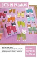 Elizabeth Hartman Cats in Pajamas Quilt Pattern EH074 printed pattern front cover