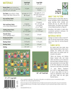 The Bunny Bunch EH075 quilt sizes and fabric requirements
