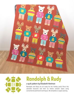 Elizabeth Hartman Randolph & Rudy quilt pattern EH078 — front cover