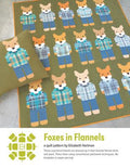 Elizabeth Hartman Foxes in Flannels Quilt Pattern EH080 printed pattern front cover