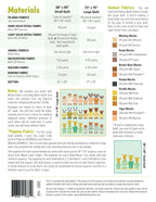Pajama Party EH090 quilt sizes and fabric requirements