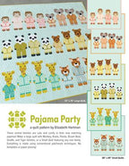 Elizabeth Hartman Pajama Party Quilt Pattern EH090 printed pattern front cover