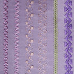 Decorative stitch samples from the Elna eXcellence 680 PLUS