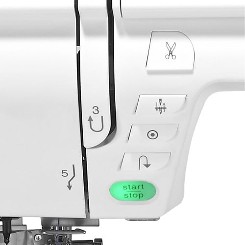 Elna eXcellence 680 PLUS automatic thread cutter and sewing controls