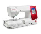 Elna eXcellence 710 computerized sewing machine with free arm exposed