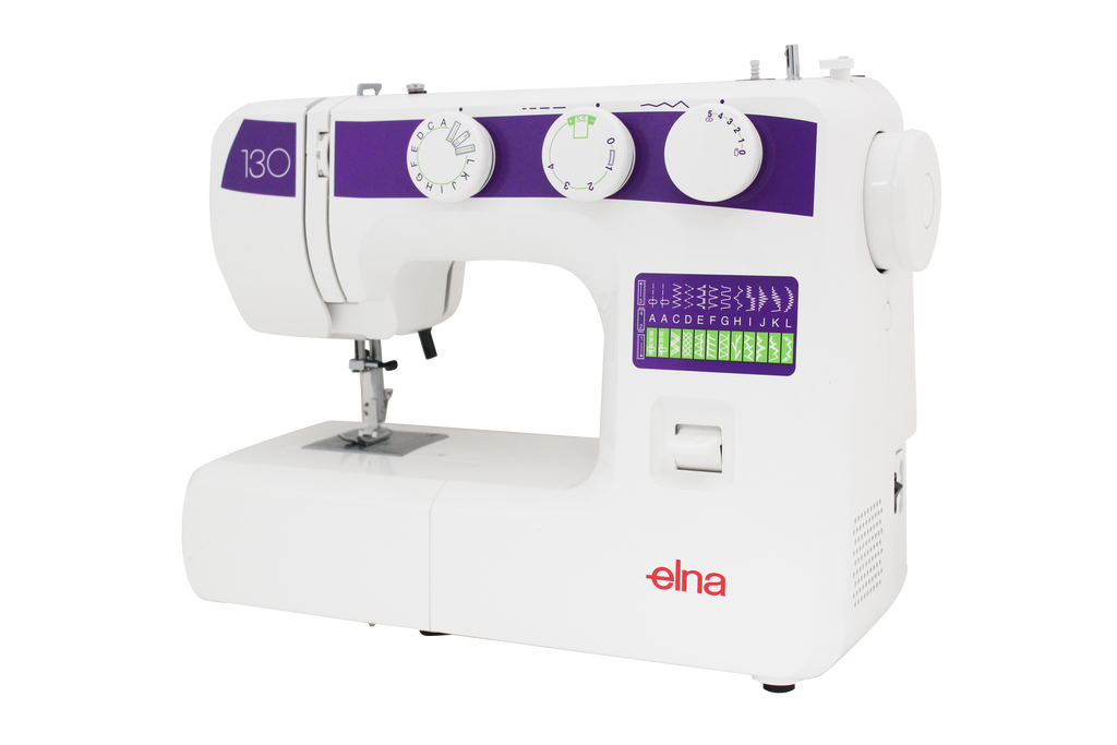Elna eXplore 130 mechanical sewing machine right angle