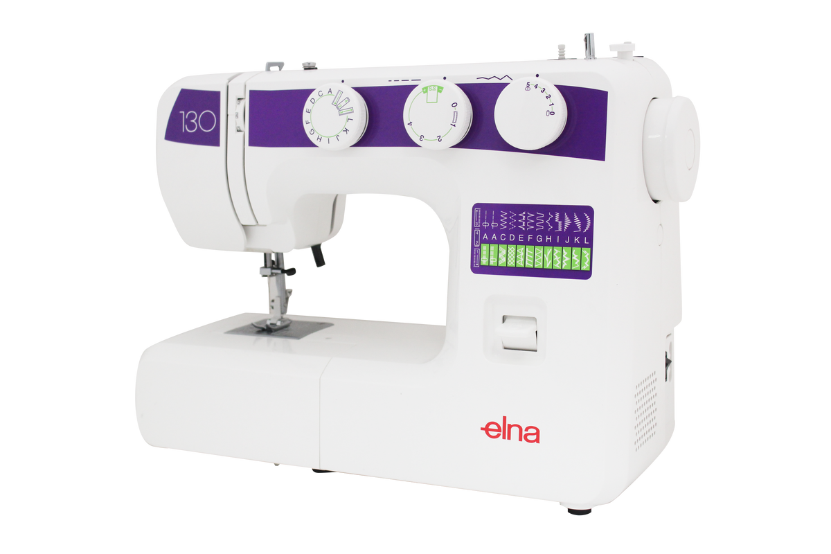 Elna eXplore 130 mechanical sewing machine right angle