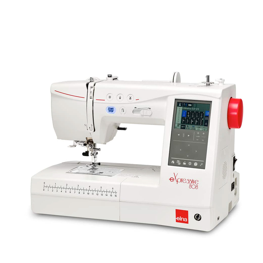 Elna eXpressive 808 color touchscreen
