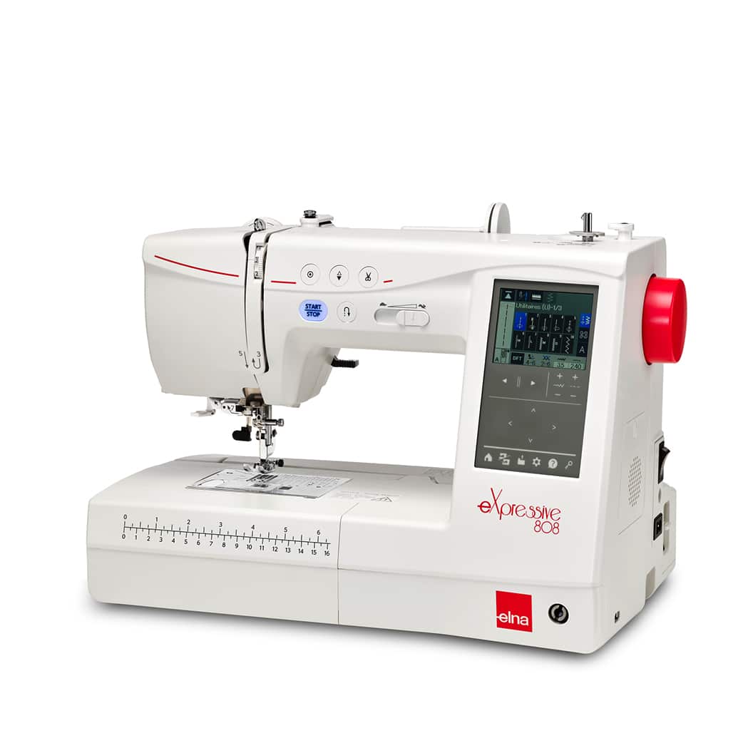 Elna eXpressive 808 color touchscreen
